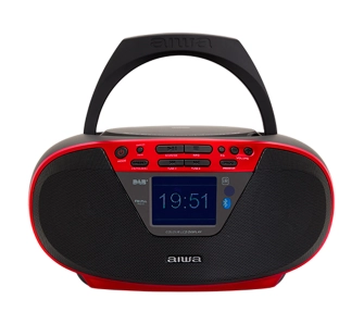 Radioodtwarzacz Aiwa Boombox BBTU-500DAB/RD Bluetooth DAB+ Czerwony