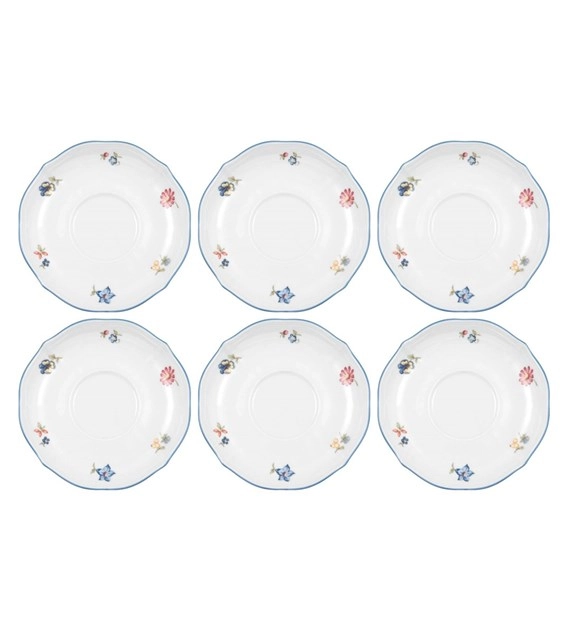 Zestaw spodków Seltmann Sonate Nostalgia 6 elementów 15cm