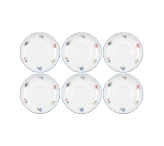 Zestaw spodków Seltmann Sonate Nostalgia 6 elementów 15cm