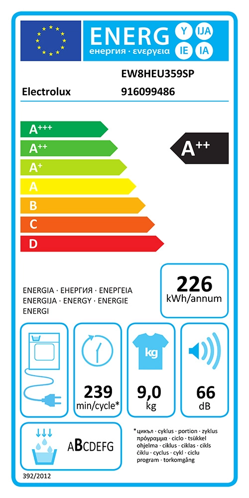Zestaw Electrolux pralka 700 SteamCare EW7F348ASP 8kg 1400obr/min + suszarka 800 DelicateCare EW8HEU359SP 9kg