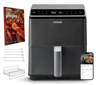 Air fryer Cosori Dual Blaze 1700W 6,4l Aplikacja mobilna Szary