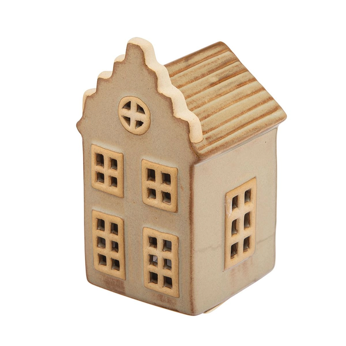 Świecznik Altom Design Domek LED 1701001303 Beżowy