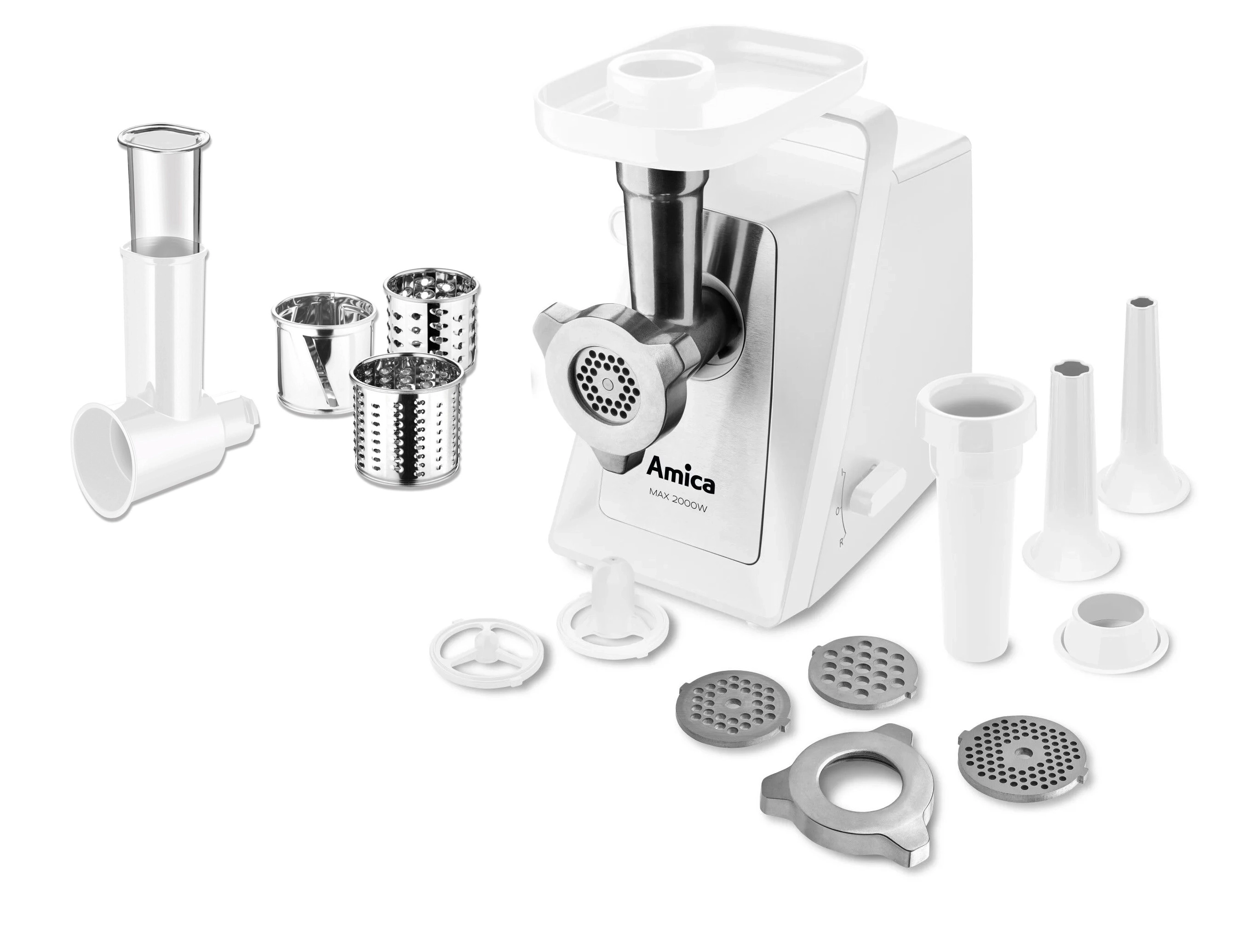 Maszynka do mięsa Amica MM 3012 2000W 3 sitka + Vege Set
