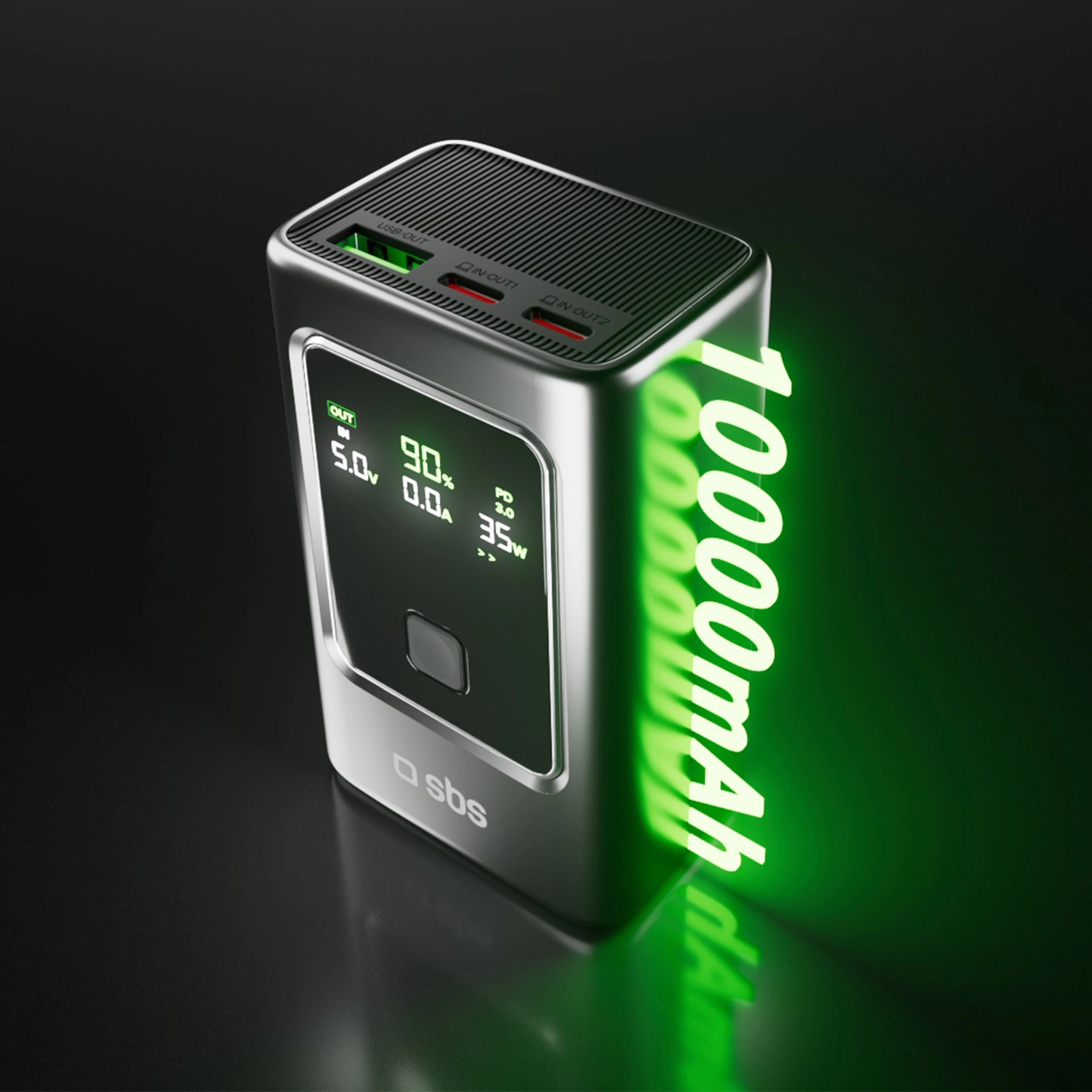 Powerbank SBS TTBB10000LCDPD35 LCD Power Bank 10000mAh PD 35W