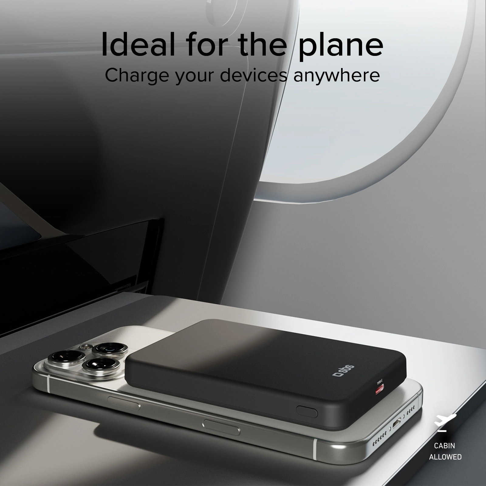Powerbank SBS TEBB5000QI2 Mag Power Bank Qi2 5000mAh USB-C PD 20W