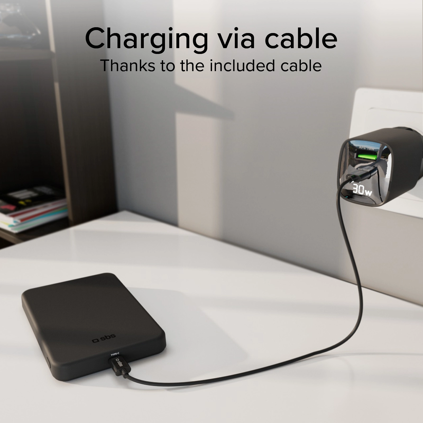 Powerbank SBS TEBB5000QI2 Mag Power Bank Qi2 5000mAh USB-C PD 20W