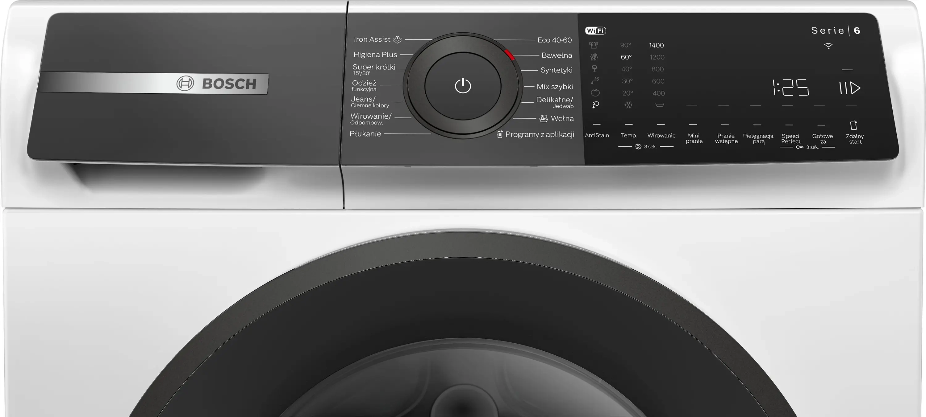 Zestaw Bosch pralka Serie 6 WGH24409PL 9kg 1400 obr/min + suszarka Serie 6 WQH245B0PL 60cm 9kg