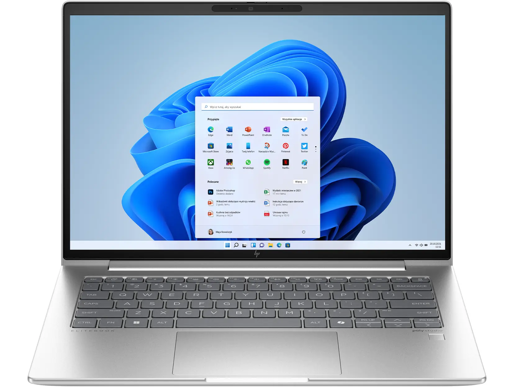 Laptop biznesowy HP EliteBook 640 G11 14" Ultra 5 135U 16GB RAM 512GB Dysk SSD Win11 Pro Srebrny Funkcje AI