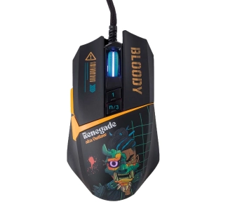 Myszka gamingowa A4tech Bloody W63 Max RENEGADE Czarny