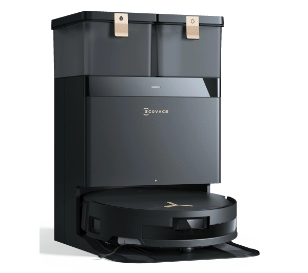 Ecovacs Deebot T50 Max Pro Omni Funkcja mopowania Stacja oczyszczająca Tworzenie mapy pomieszczenia 63dB Czarny