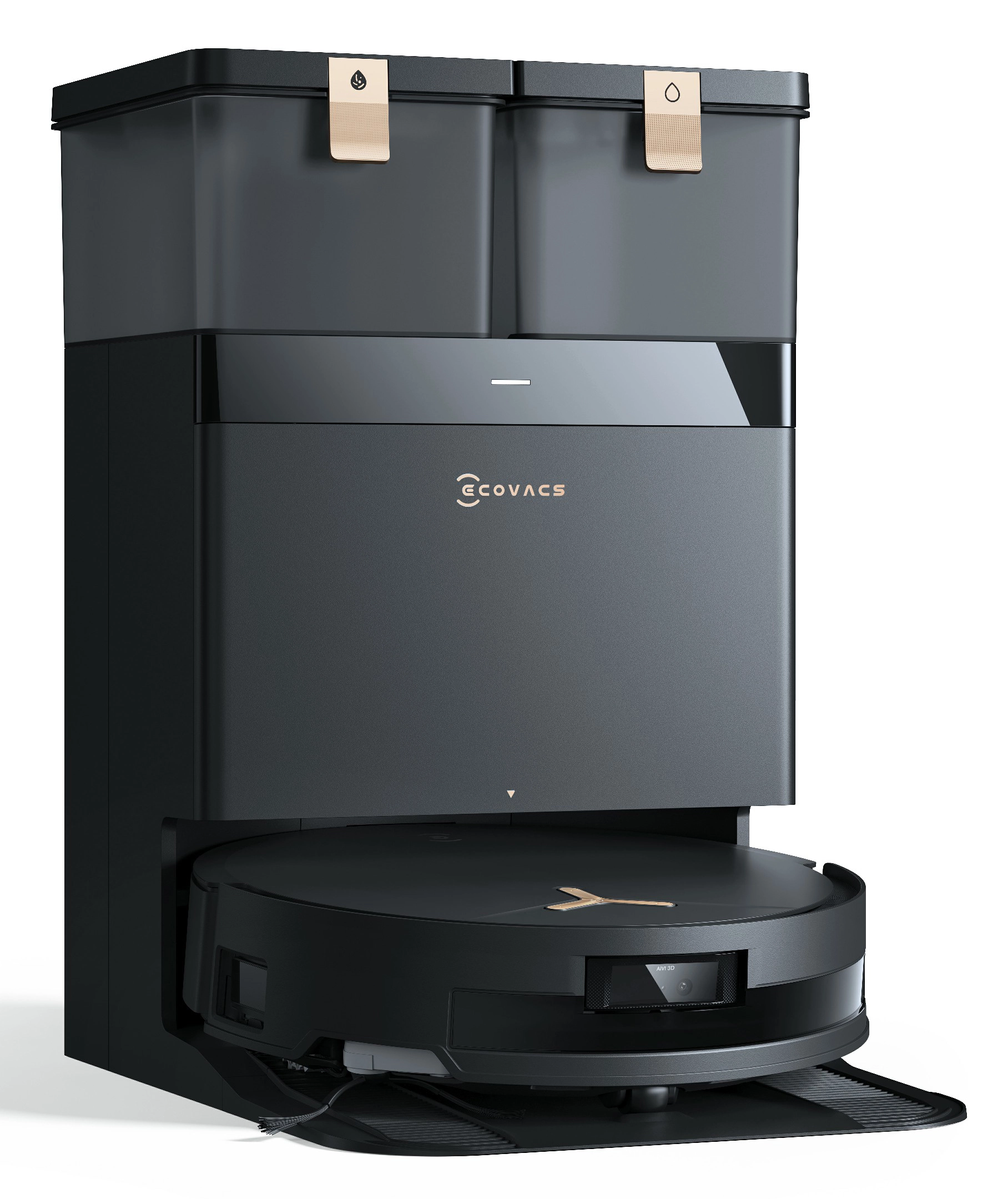 Ecovacs Deebot T50 Max Pro Omni Funkcja mopowania Stacja oczyszczająca Tworzenie mapy pomieszczenia 63dB Czarny