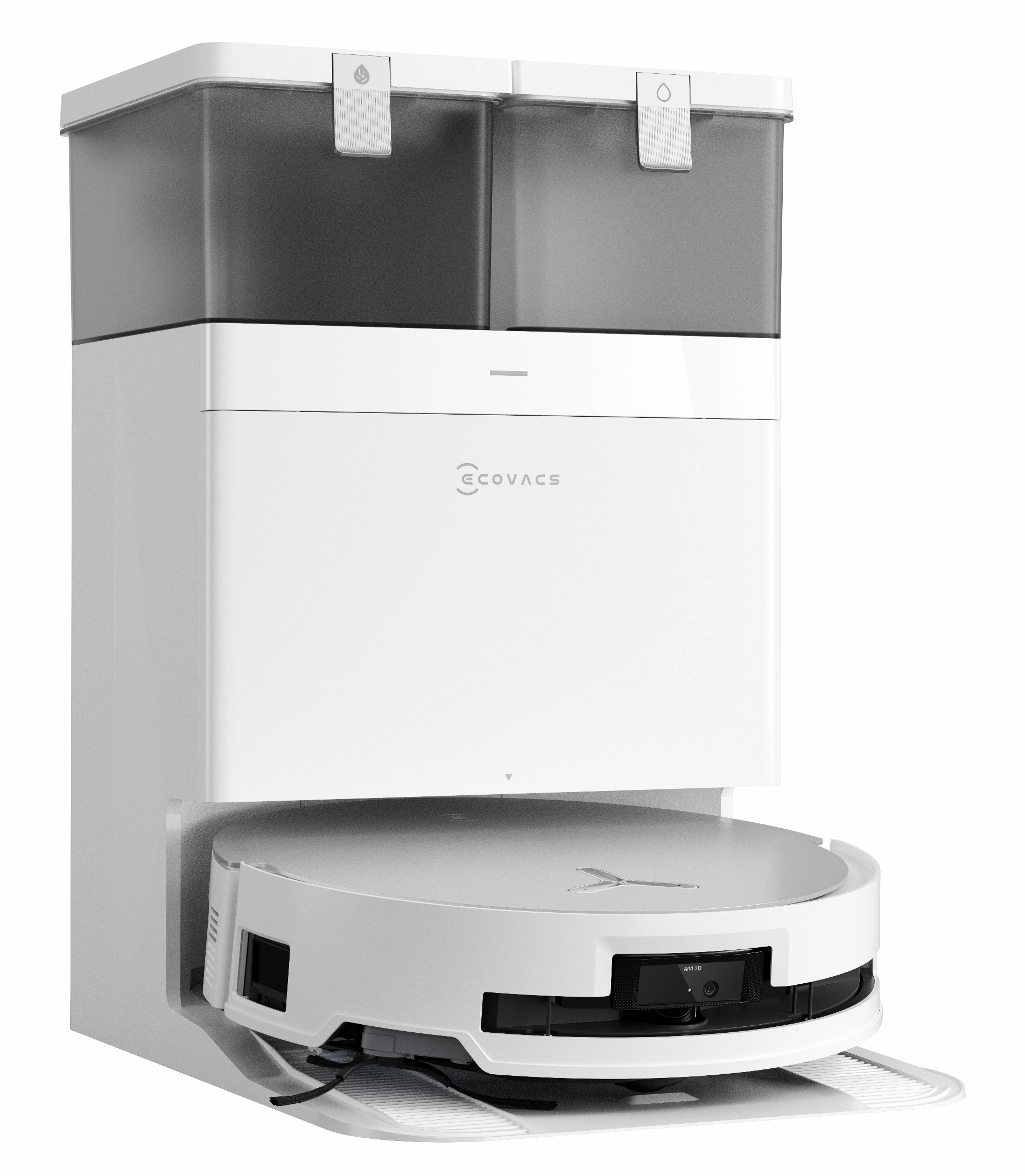 Robot sprzątający Ecovacs Deebot X8 Omni Funkcja mopowania Stacja oczyszczająca Tworzenie mapy pomieszczenia 67dB Biały AI