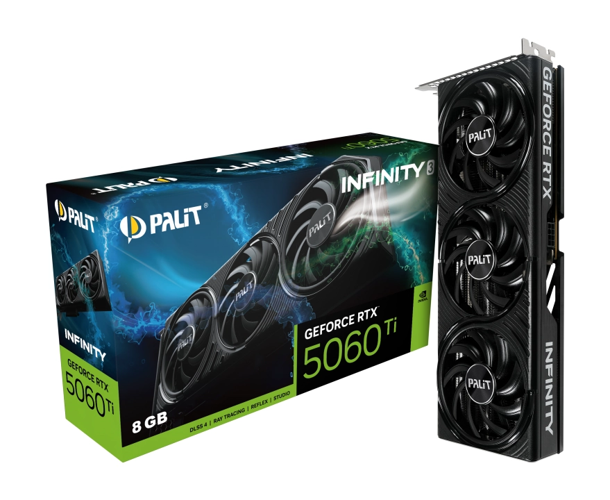 Karta graficzna Palit GeForce RTX 5060 Ti Infinity 3 8GB GDDR7 128bit DLSS 4