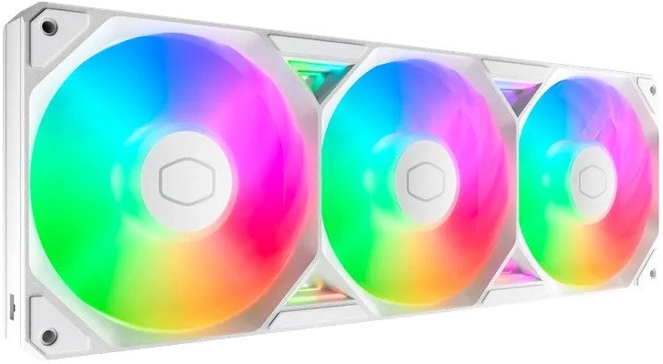 Zestaw wentylatorów Cooler Master SickleFlow Edge 360 ARGB 360mm 3szt. Biały