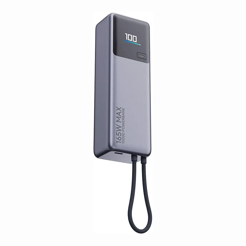 Powerbank Xiaomi PB1165MI 10000mAh 165W Wbudowany kabel USB-C Szary
