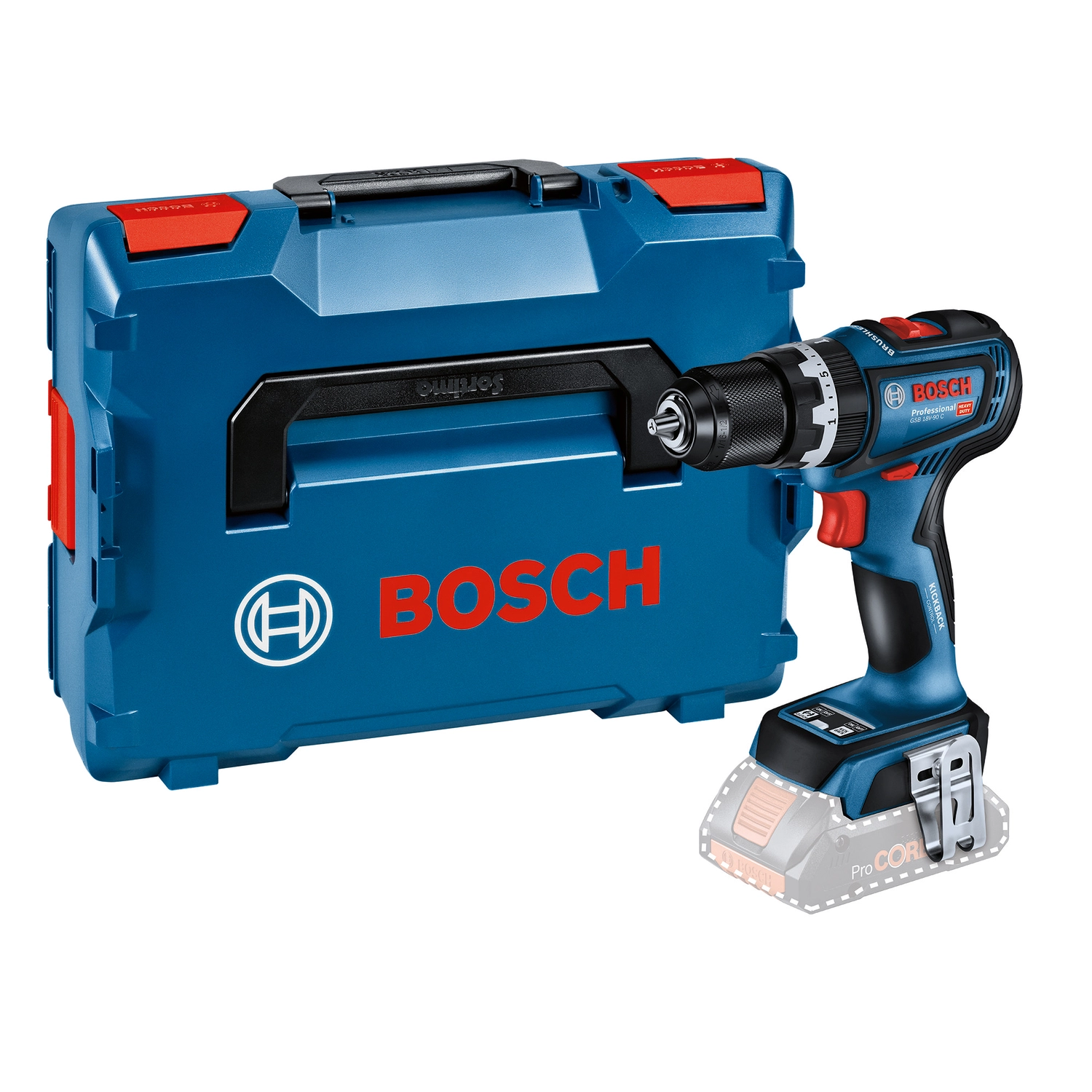 Wiertarko-wkrętarka Bosch Professional GSB 18V-90 C 0 601 9K6 102