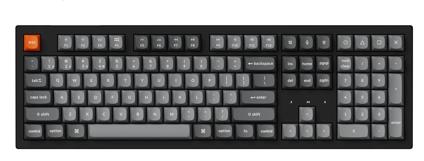 Klawiatura mechaniczna Keychron K10 Max QMK Super Brown Czarny