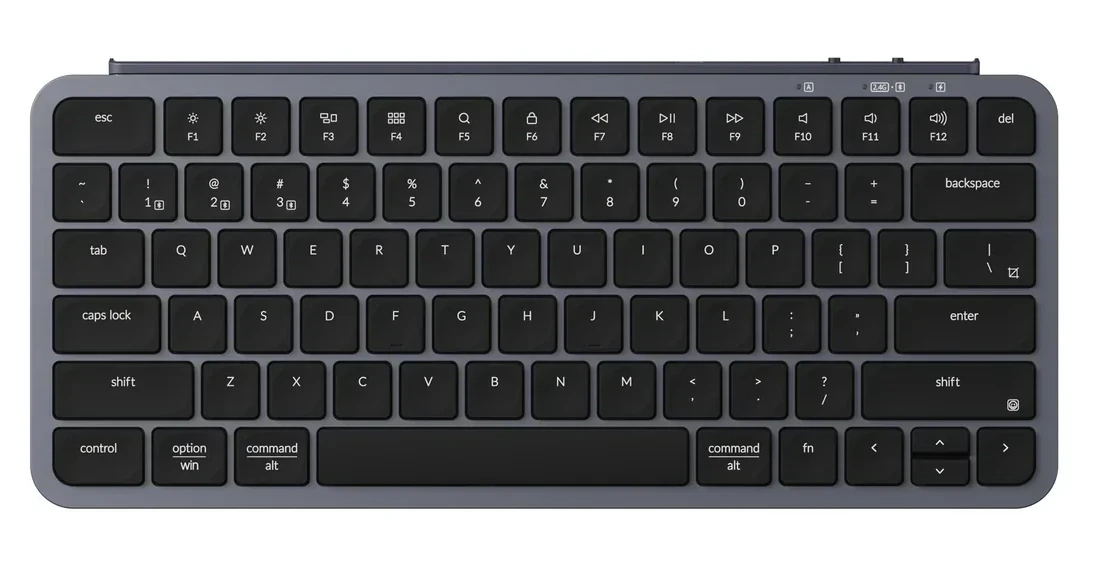 Klawiatura nożycowa Keychron B1 Pro Ultra-Slim Szary