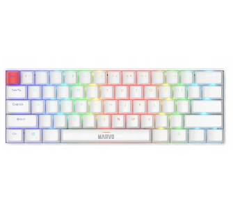 Klawiatura mechaniczna Marvo Saber 61 Biały