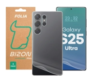 Bizon na tył i przód Bizon Glass Hydrogel Pack do Galaxy S25 Ultra
