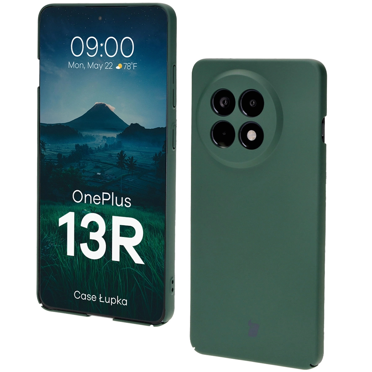 Etui Bizon Łupka do OnePlus 13R Zielony