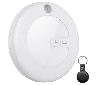 Lokalizator MiLi MiTag Biały 1szt + etui Czarny