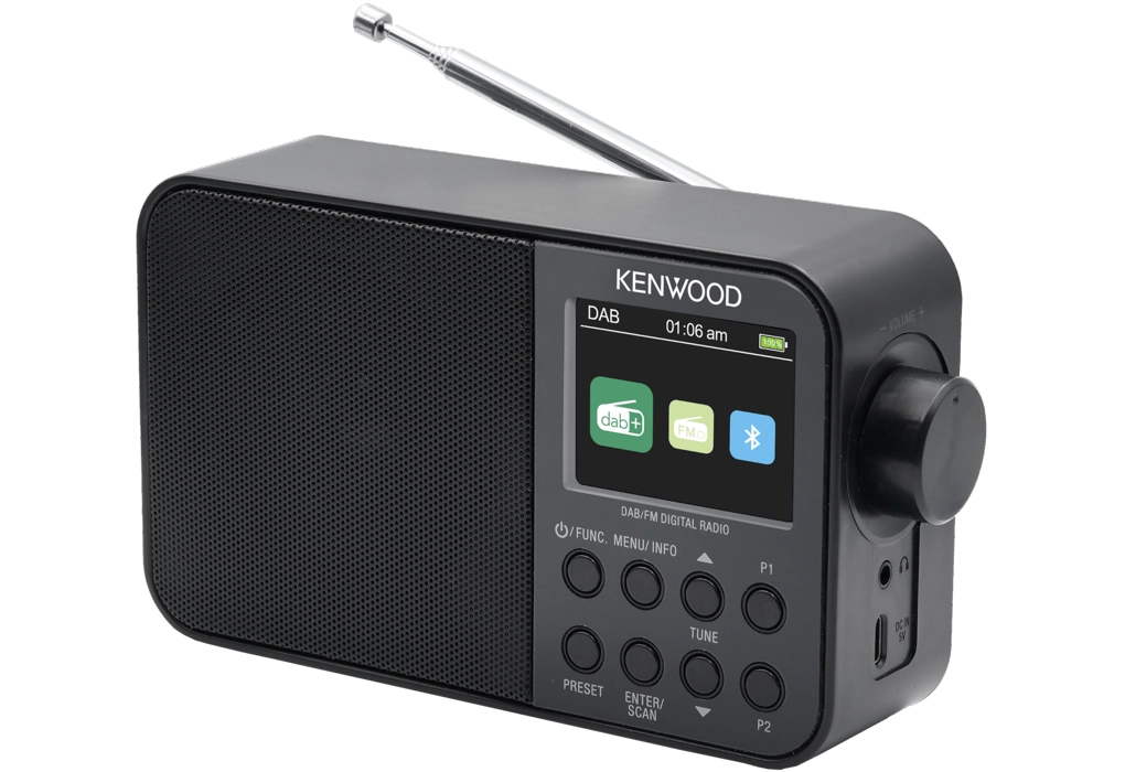 Radioodbiornik Kenwood CR-M30DAB-B Radio FM DAB+ Bluetooth Czarny