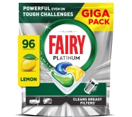 Fairy Platinum All In One Lemon 96 szt.