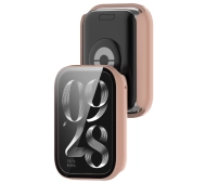 Bizon ze szkłem do Xiaomi Mi Smart Band 9 Pro różowy