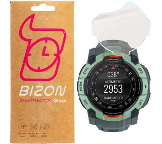 Folia ochronna Bizon matowa Film Sun do Garmin Instinct 3 50 mm, 2 sztuki