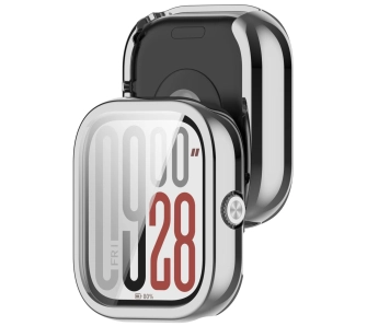 Nakładka na tarczę Bizon Felipe do Xiaomi Redmi Watch 5 srebrny