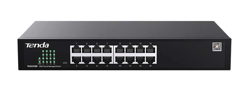 Switch Tenda TEG2216D Czarny