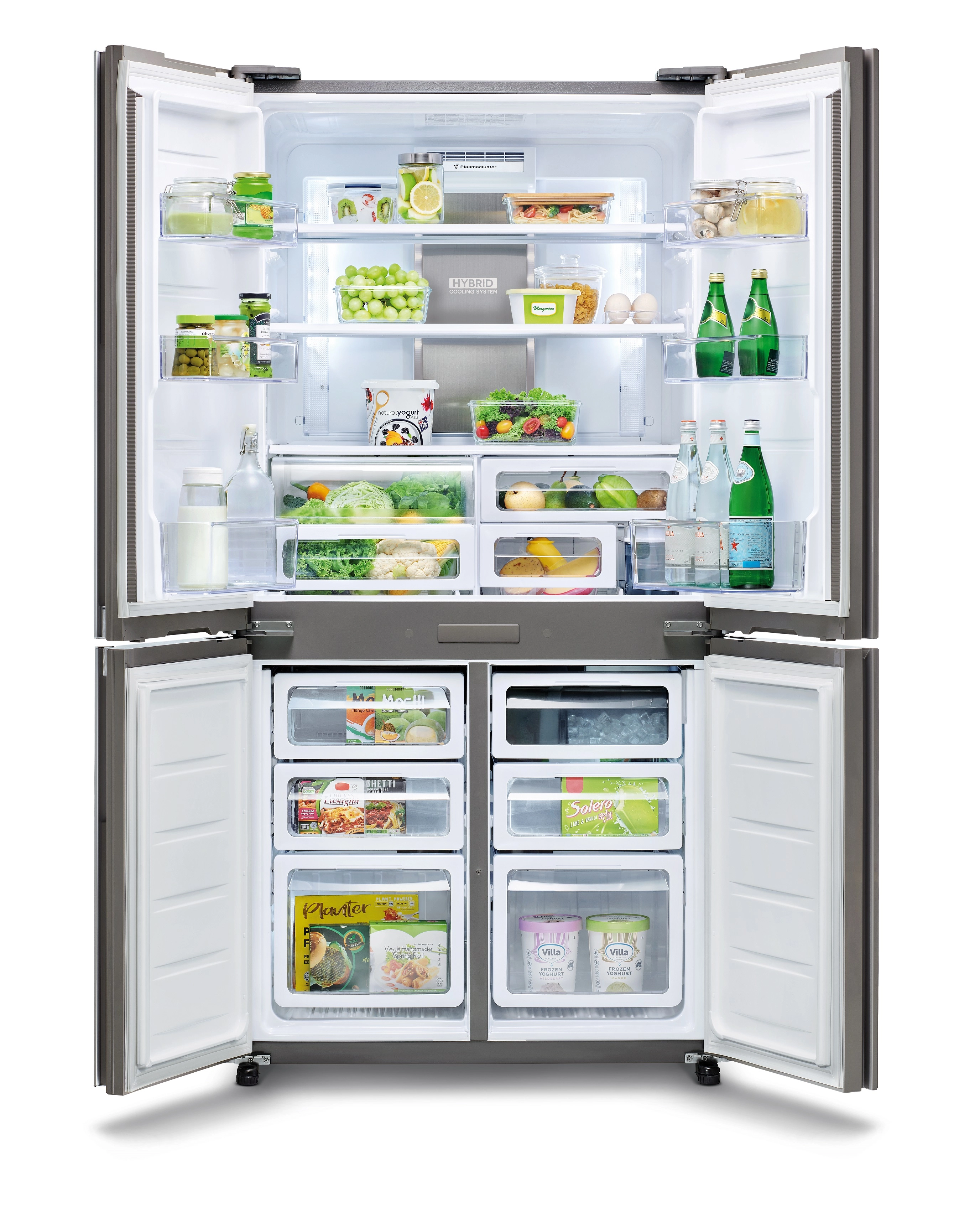 Lodówka Sharp SJ-GP820C-BK Pełny No Frost 183cm Czarny