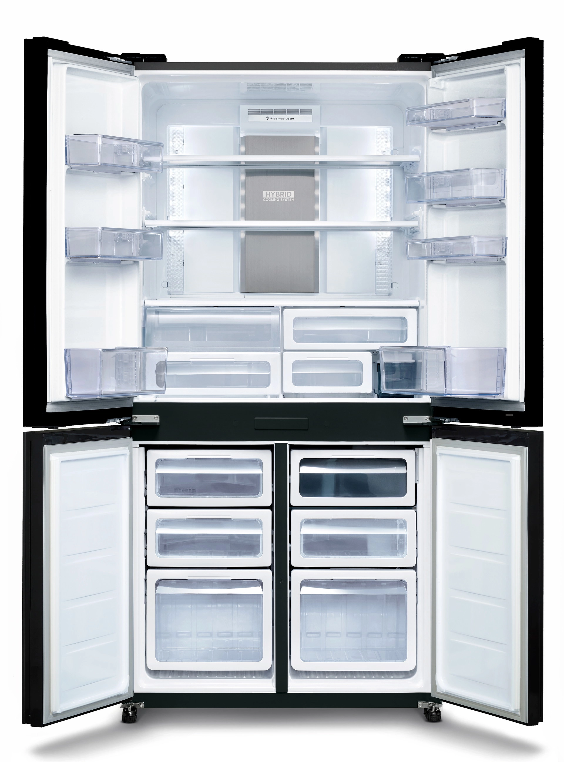 Lodówka Sharp SJ-GP820C-BK Pełny No Frost 183cm Czarny