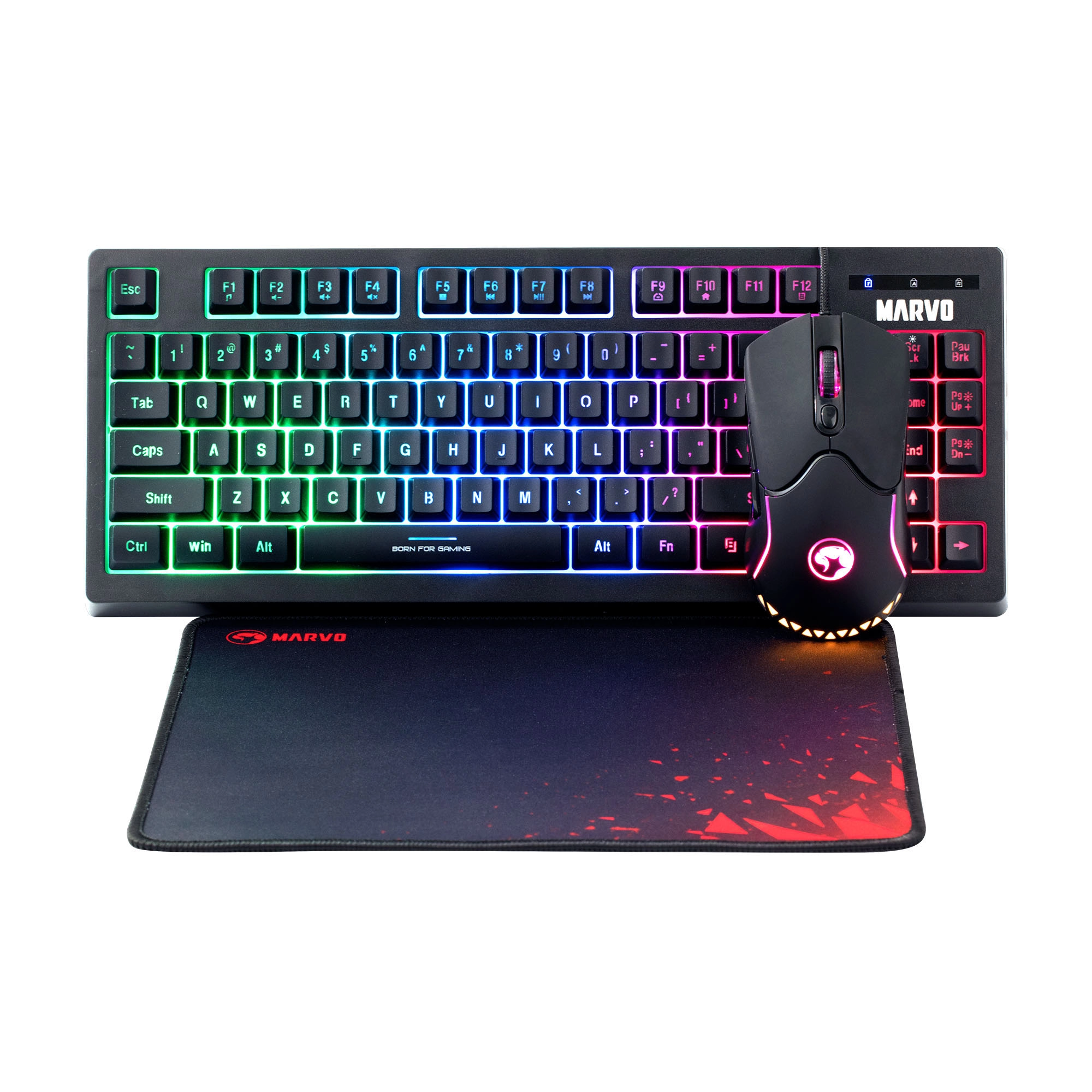 Zestaw Marvo CM310 RGB Czarny
