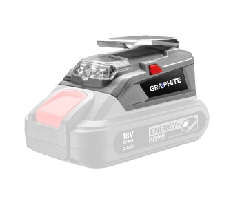 Latarka Graphite Adapter USB 58G025