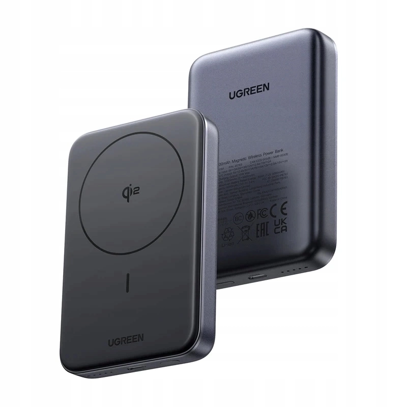 Powerbank UGREEN PB761 10000mAh MagSafe 30W Czarny