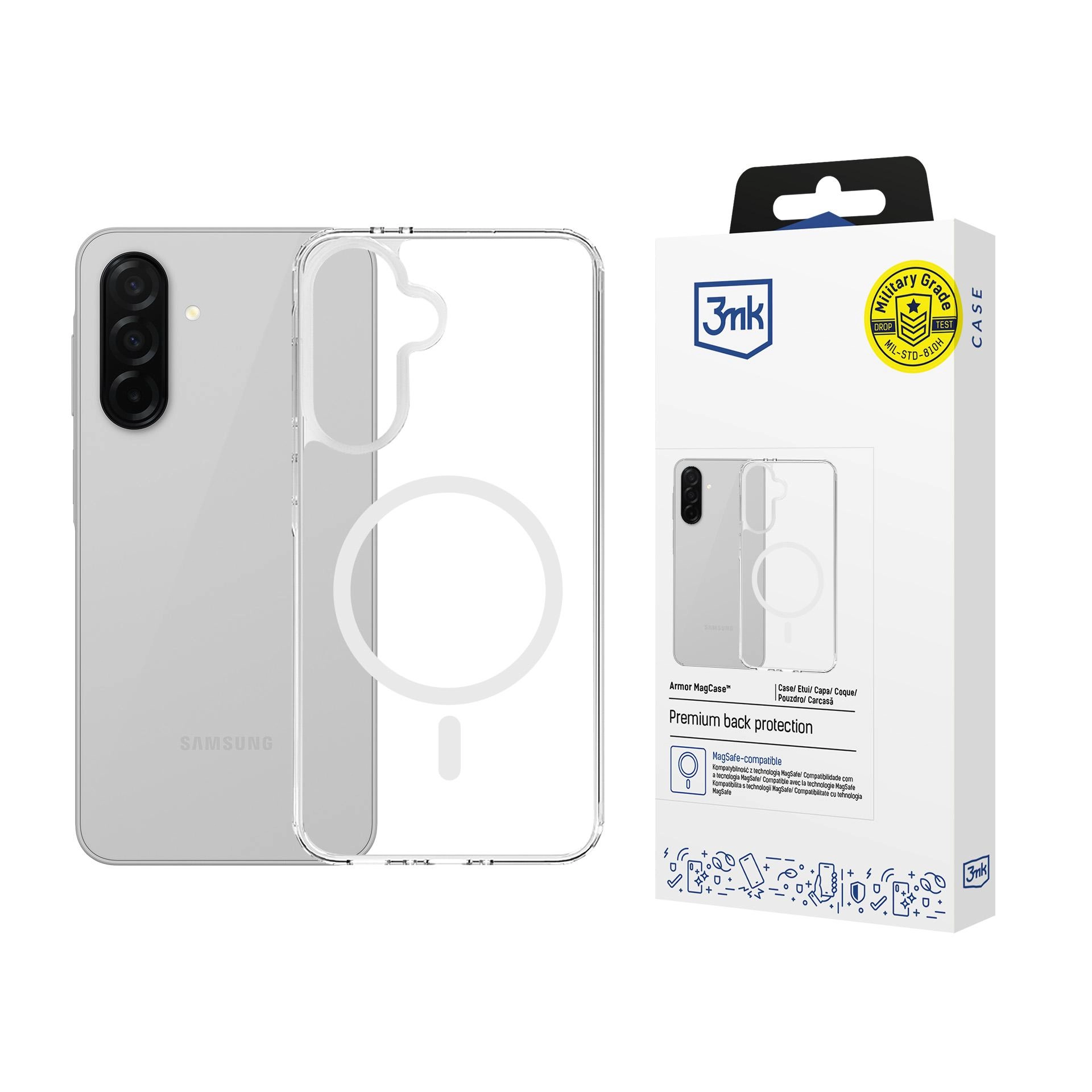 Etui 3mk Armor MagCase do Samsung Galaxy A56 Przezroczysty