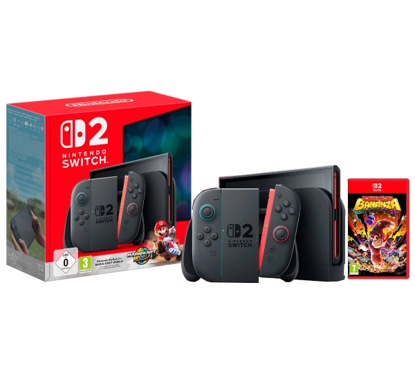 Nintendo Switch 2 Joy-Con Czarny + Mario Kart World +