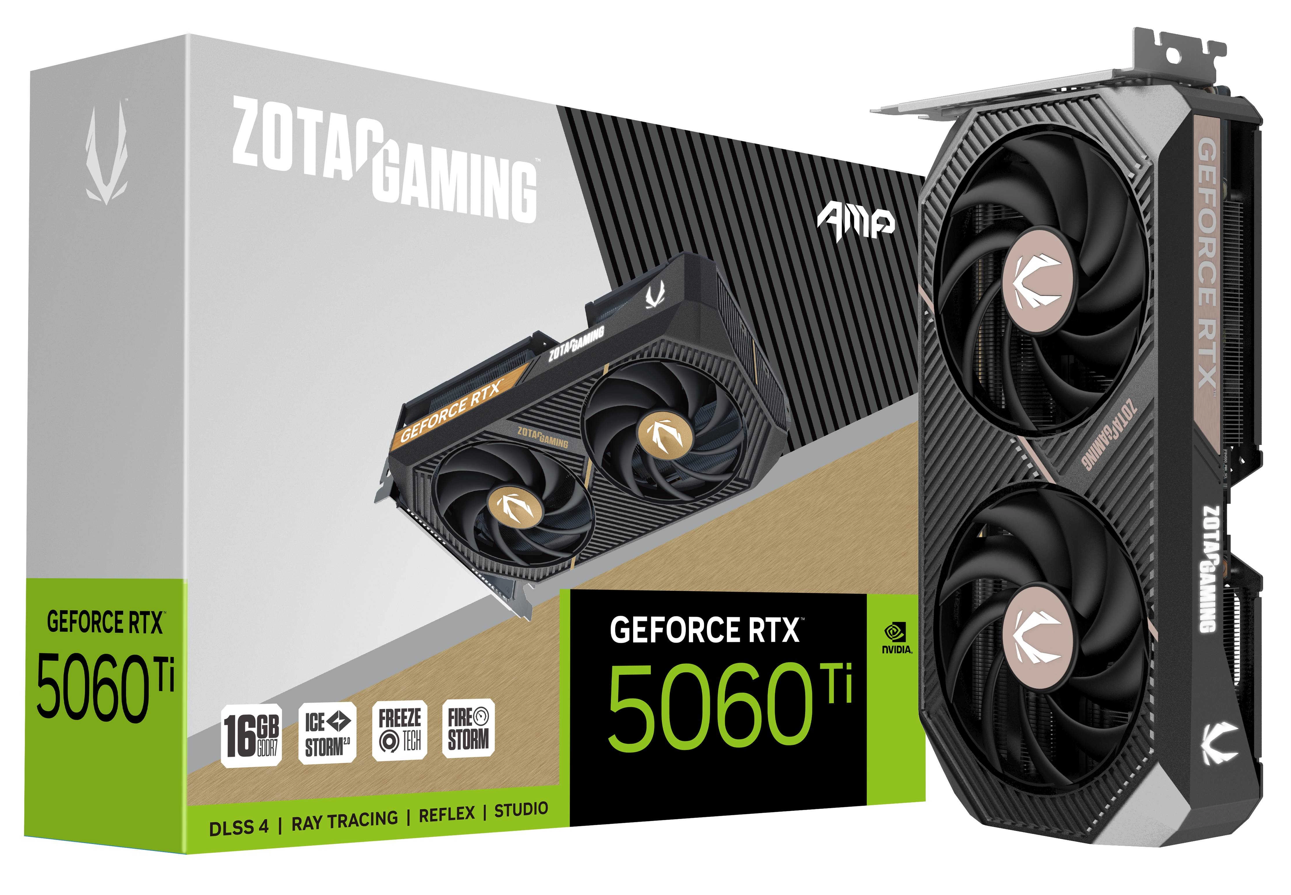 Karta graficzna Zotac GeForce RTX 5060 Ti AMP 16GB GDDR7 128bit DLSS 4