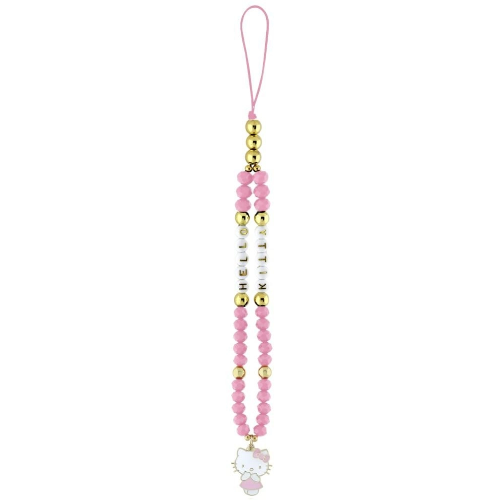 Zawieszka do telefonu Hello Kitty Pearls and Beads Kitty Charm Różowy