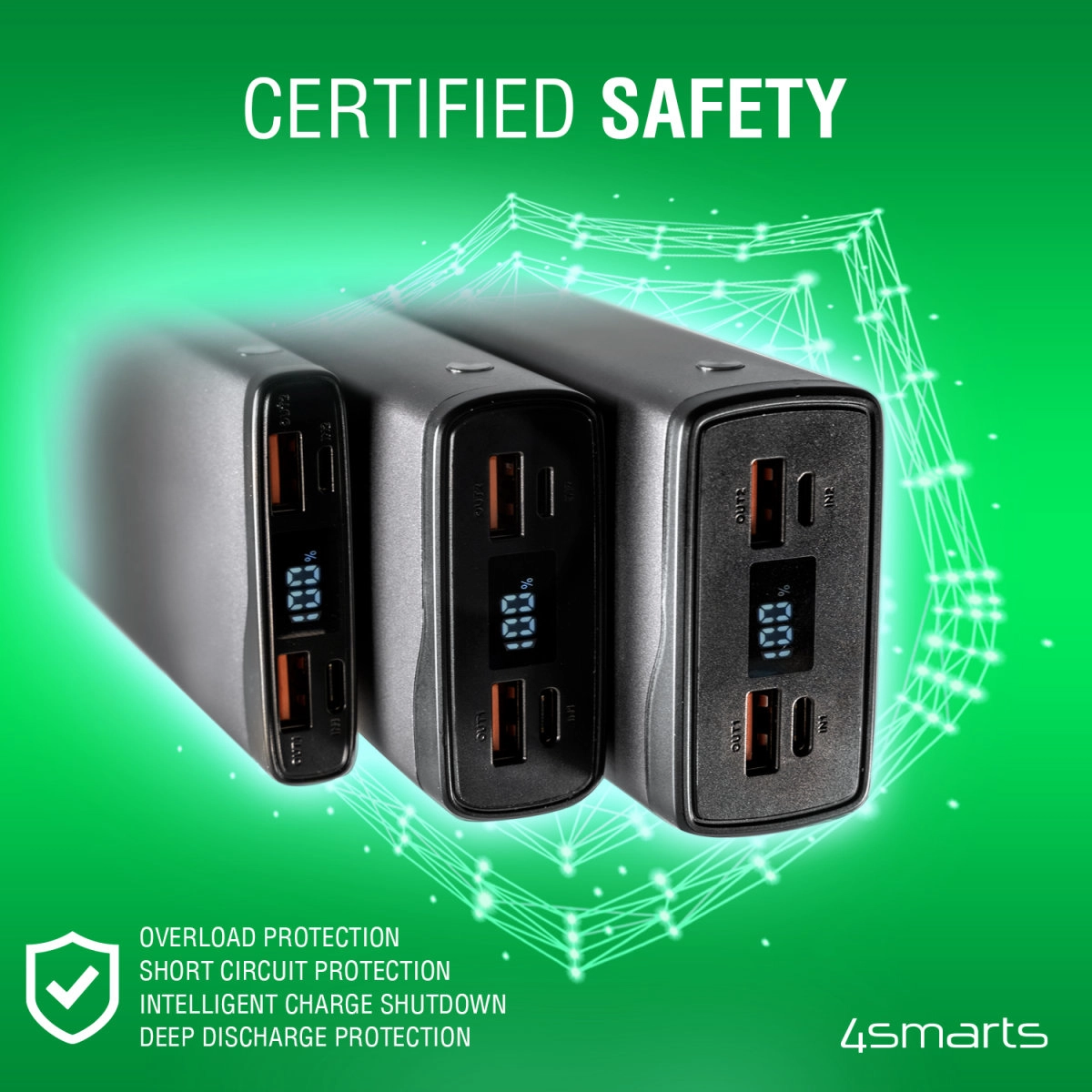 Powerbank 4smarts VoltHub Pro 20000mAh PD 22.5W Grafitowy