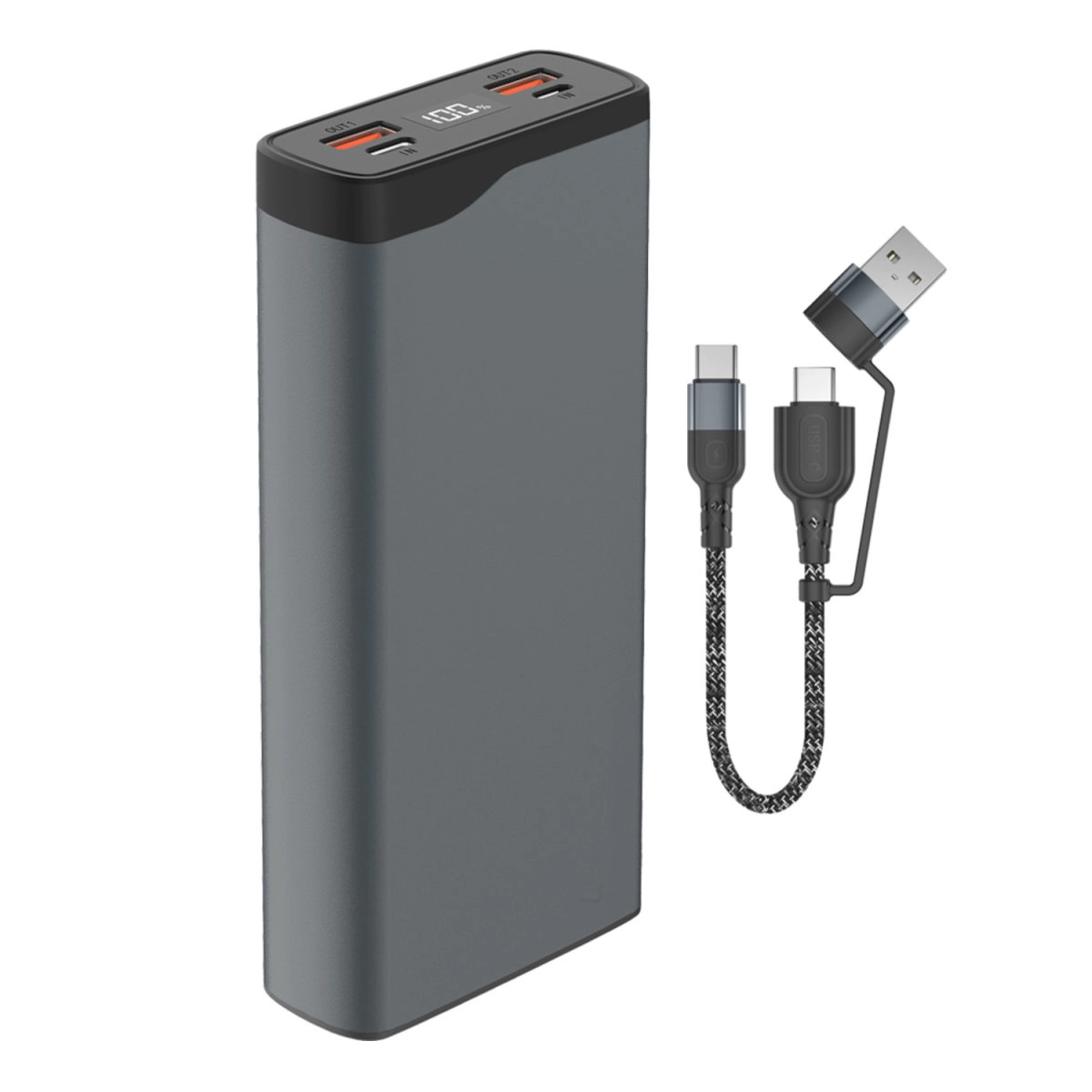 Powerbank 4smarts VoltHub Pro 20000mAh PD 22.5W Grafitowy