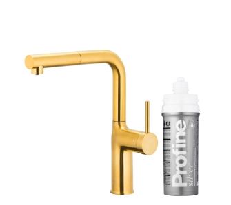 Bateria KFA Armatura Duero Pure Move 6623-424-31 Złoty mat Stal szlachetna