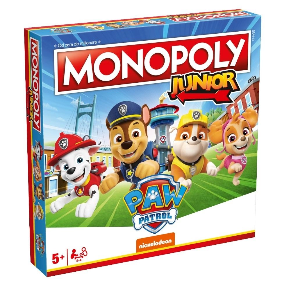 Gra planszowa Monopoly Junior Psi Patrol