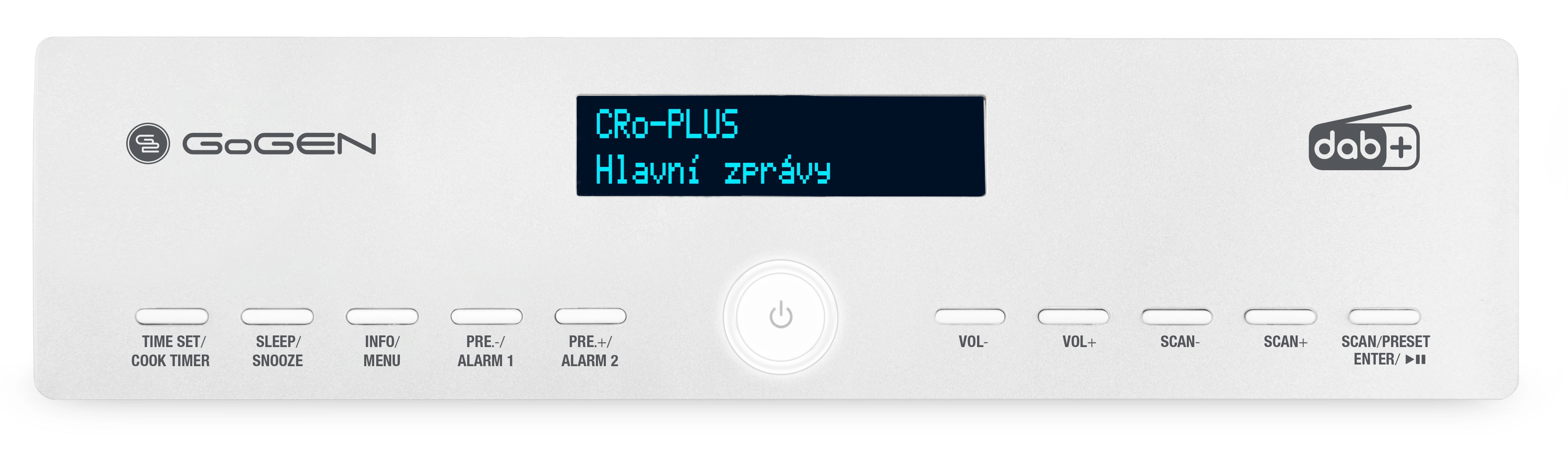 Radioodbiornik GoGEN DAB 600 Radio FM DAB+ Bluetooth Biały