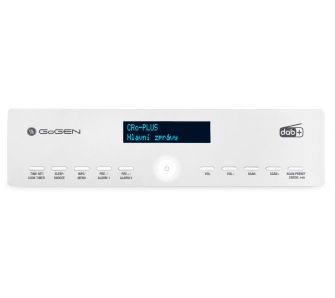 Radioodbiornik GoGEN DAB 600 Radio FM DAB+ Bluetooth Biały