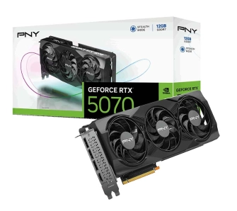 Karta graficzna PNY GeForce RTX 5070 Triple Fan 12GB GDDR7 192bit DLSS 4