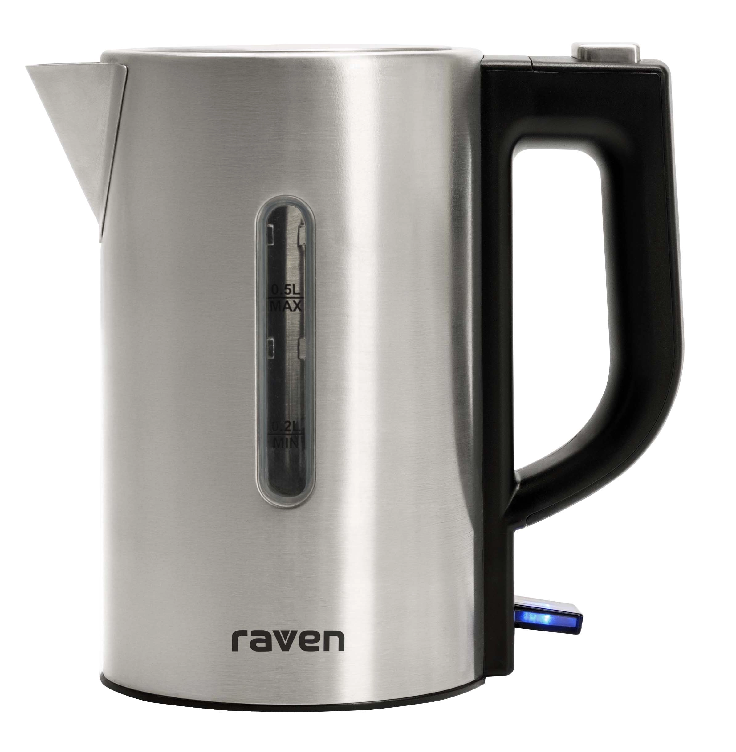 Raven ECT002 0,5l 1100W turystyczny dwa kubki dwie łyżeczki