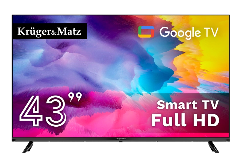 Telewizor Kruger & Matz 43F730QB 43" FHD Google TV DVB-T2